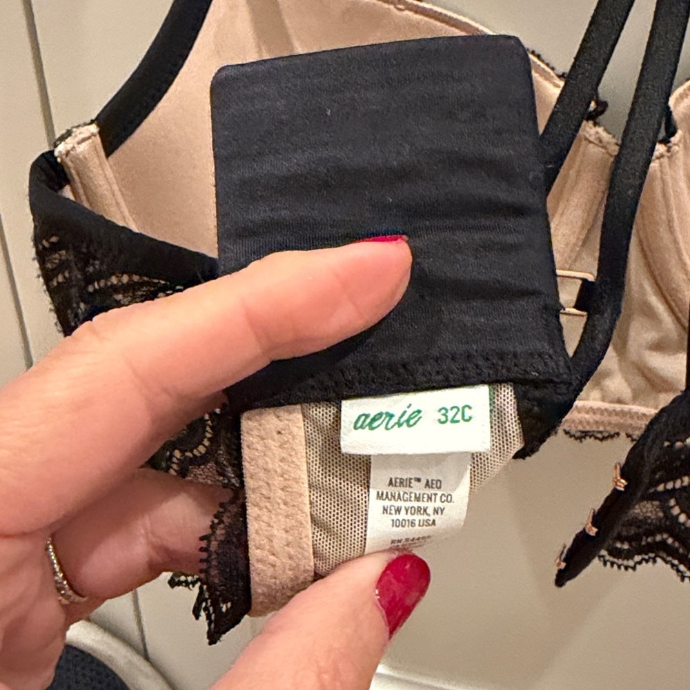 Aerie Real Power Balconette Lightly Lined Bra 32C - Picture 7 of 7
